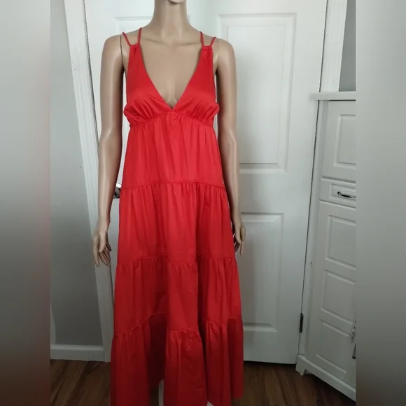 la ligne red dress Rent La Ligne Red Dress UK 8